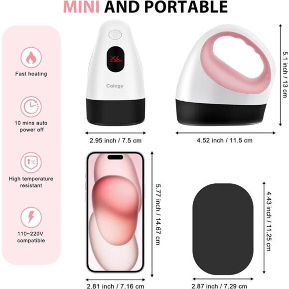 Mini Heat Press, Heat Transfer Machine, Temp Control, Insulated Safety Base - Picture 4 of 6